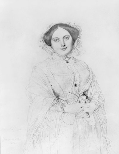 Portrait of Madame Ingres by Jean Auguste Dominique Ingres